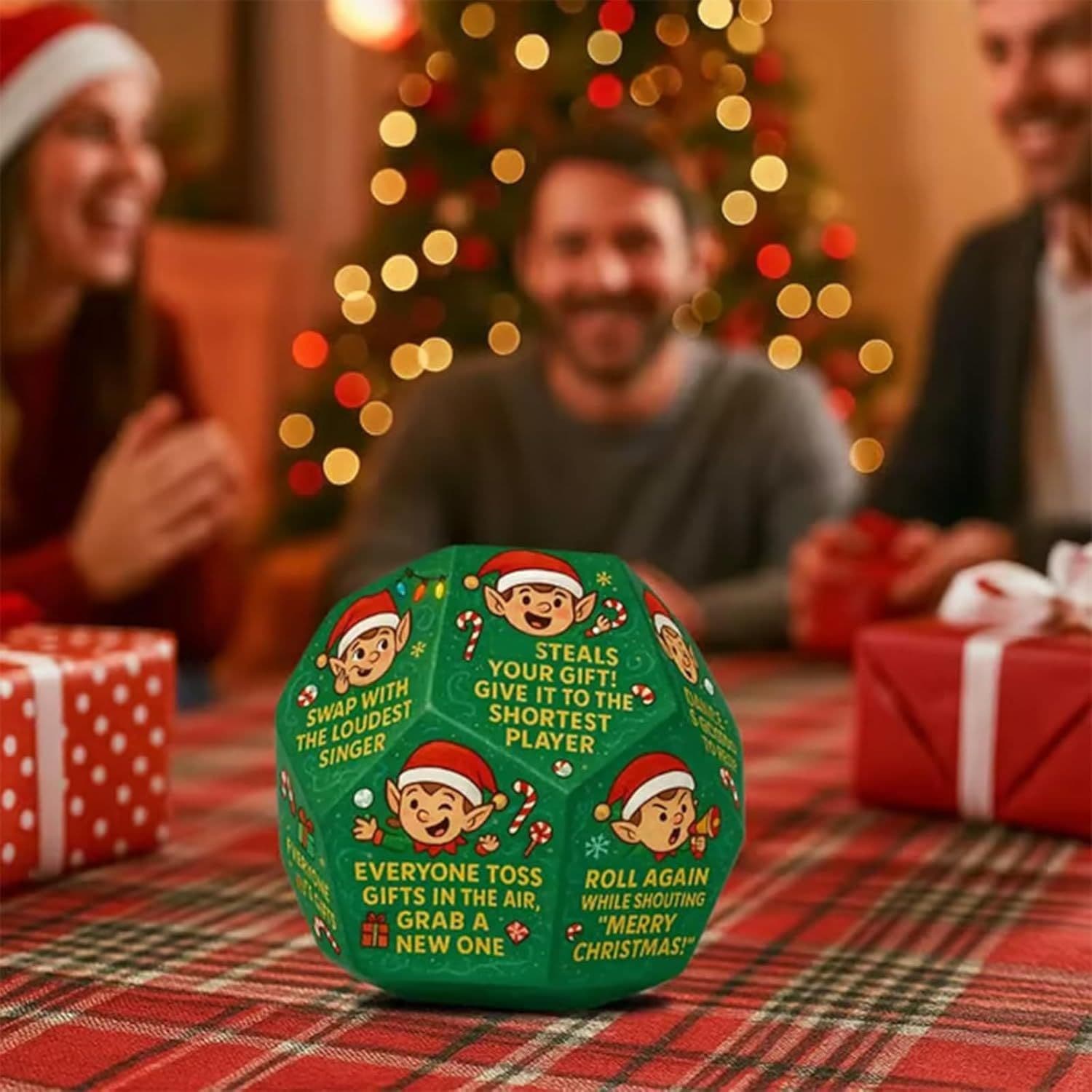Hilarious Christmas Gift Exchange Party Game Dice - Christmas Dice