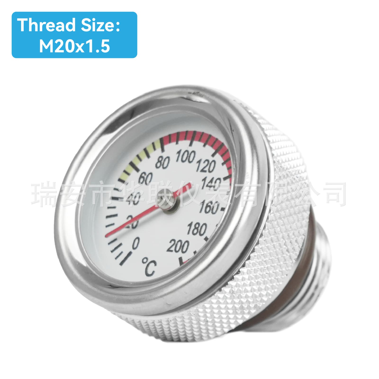 Cross-border Best-selling Universal Radiator Motorcycle Modification Oil Gauge Engine Temperature Gauge Oil Dipstick Accessory