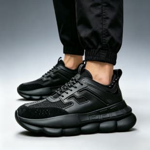 Men's Sports Shoes Thick Sole Breathable Mesh Casual Shoes Summer New Dad Shoes Unisex Running Shoes
