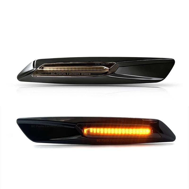 For BMW 1/3/5 Series E90/E60 Sequential Yellow LED Fender Side Turn Signal Light