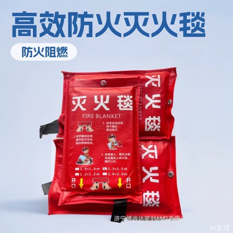 Boyuanda fire blanket commercial national standard fire certification alkali-free fiberglass fire door