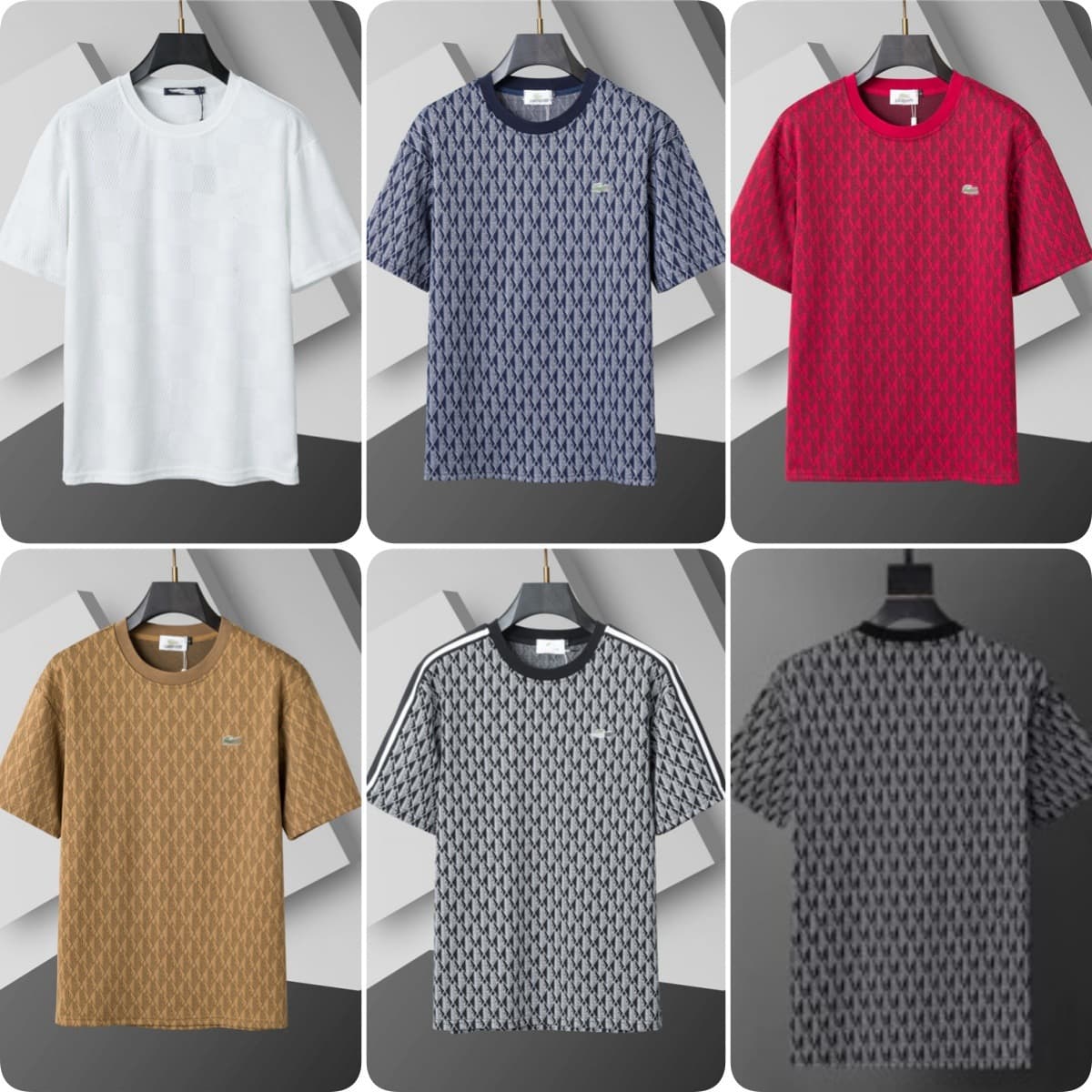 [Cross-border] High-quality 26 new summer light luxury flat T-shirts short-sleeved round neck fashion versatile men and women casual
