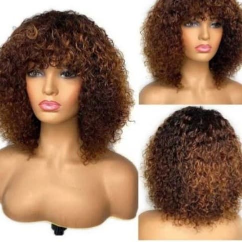 New Cross-Border European and American Wig Black Women's Center-Part Long Curly Wig High-Temperature Fiber Synthetic Wig Cap