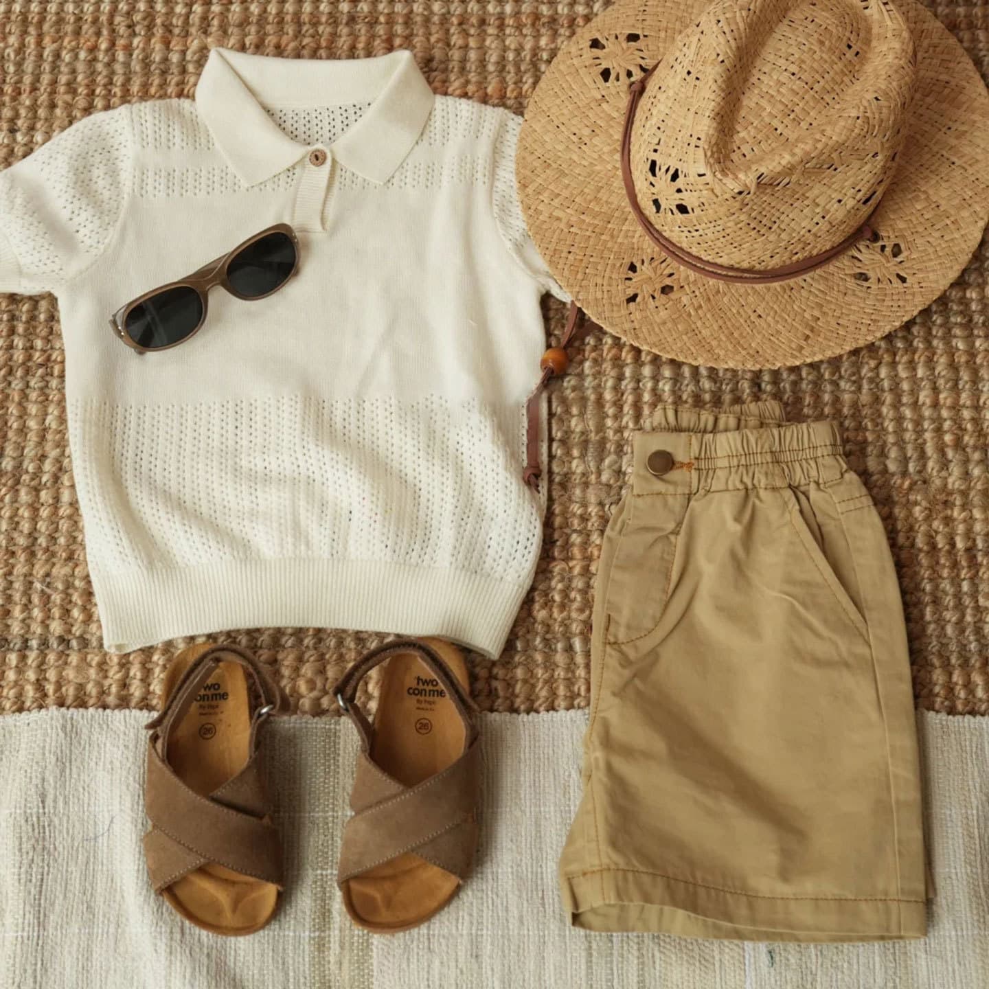 Boys Short Sleeve T-Shirt Children's Summer 2025 New Thin Rogue White Knit Top Baby POLO Shirt Trendy 3