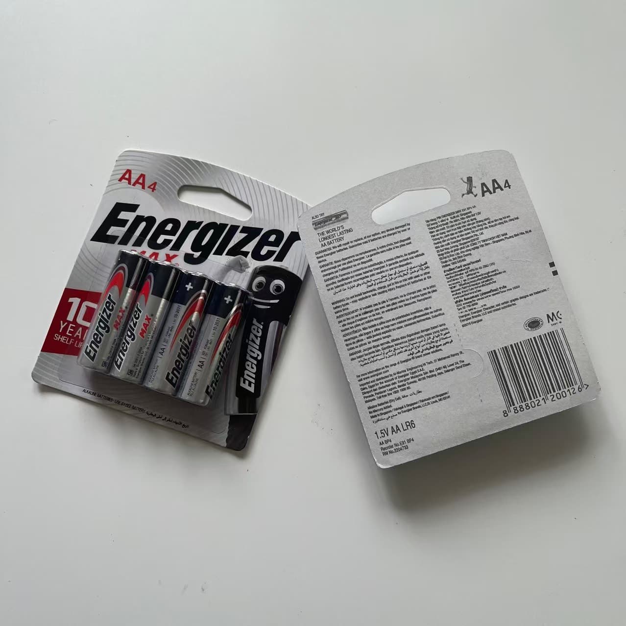 Energizer Jinliang Alkaline AA 7 AA Alkaline 1.5V AAA English Version Packaging