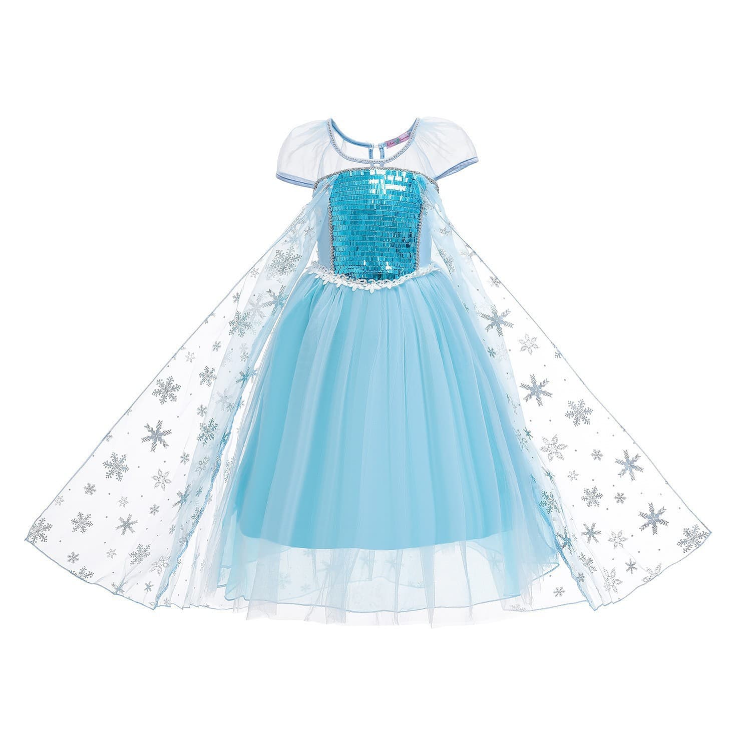 Cross-border Trade Frozen Queen Dress Tulle Skirt with Cape Elsa Princess Dress