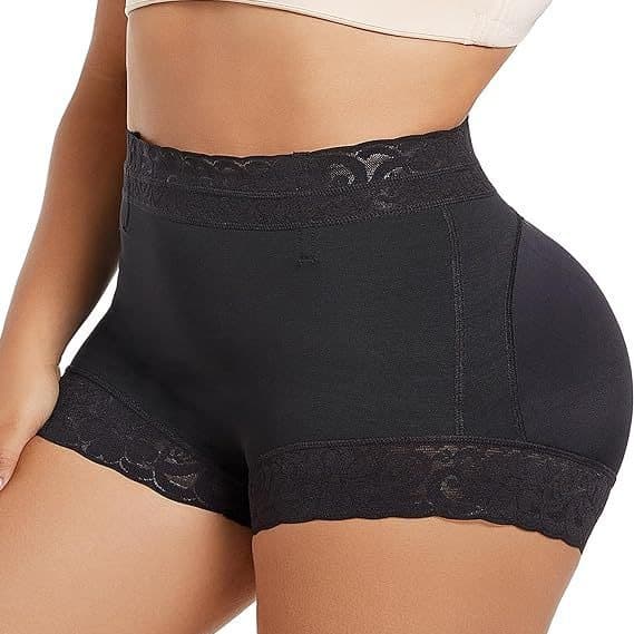 New European and American Plus Size Butt Shaper Tummy Control Panty, Body Shaper Mid-Waist Boy Short Shapewear