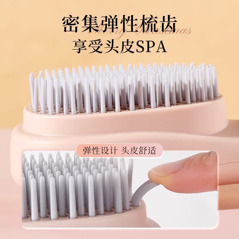 Upgraded Retractable Comb Tangle-Free Auto-Cleaning Magic Comb Scalp Massage Hairbrush Detangling Brush for Home Use