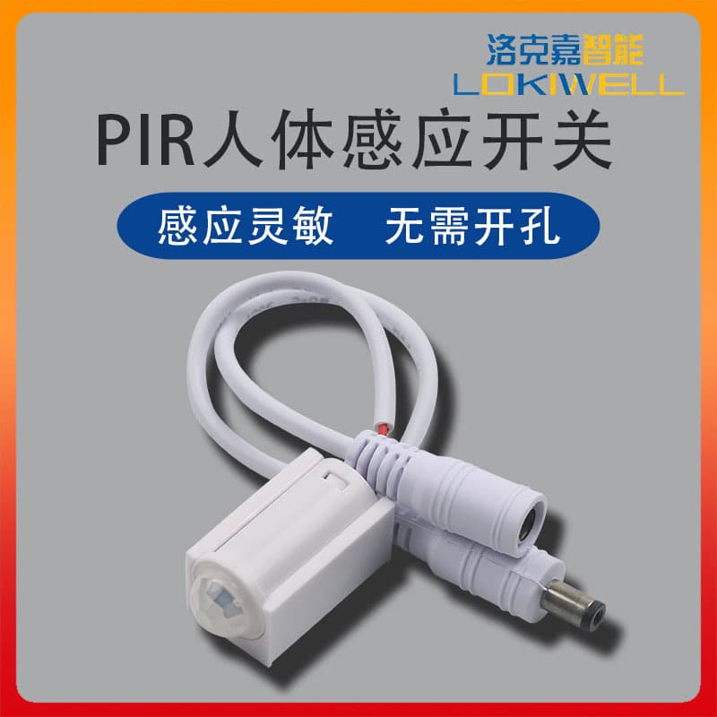 Factory direct supply PIR human body induction switch 5-24V cabinet wardrobe lamp infrared pyroelectric motion sensor