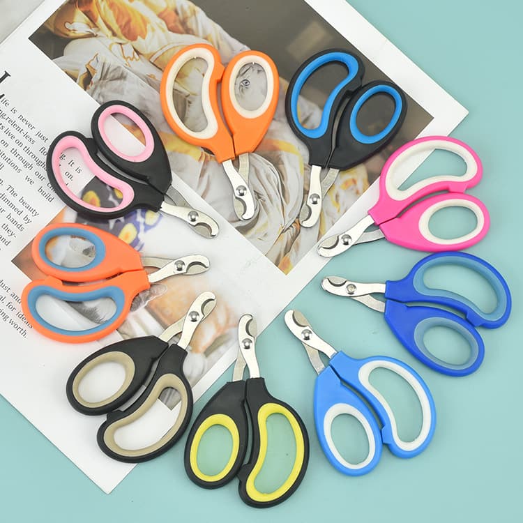 Pet Grooming Scissors Nail Clippers For Cats Dogs Beauty Care Supplies Wholesale Dog Cleaning Tool Cat Nail Trimmer