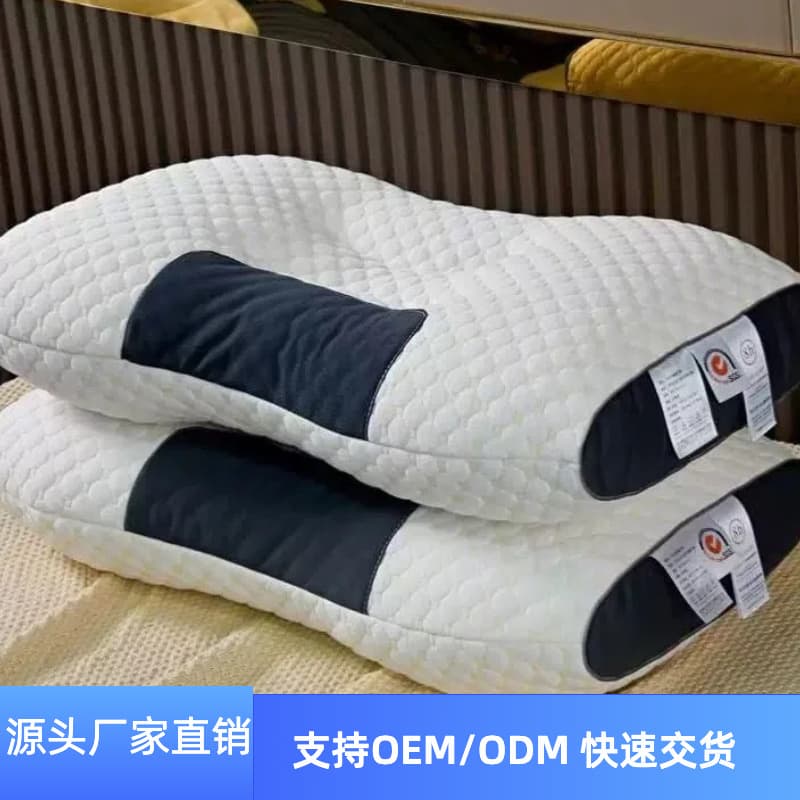 Best-selling New Neck Support Sleep Pillow for Hotels, B&Bs, and Guesthouses, High Pillow Non-Collapsing, Drop Shipping Available