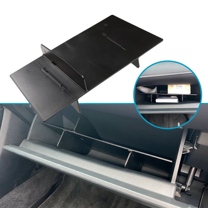 Glove Box Divider for 2022-2024 Toyota Highlander Crown Kluger Passenger Side Storage Organizer Modification