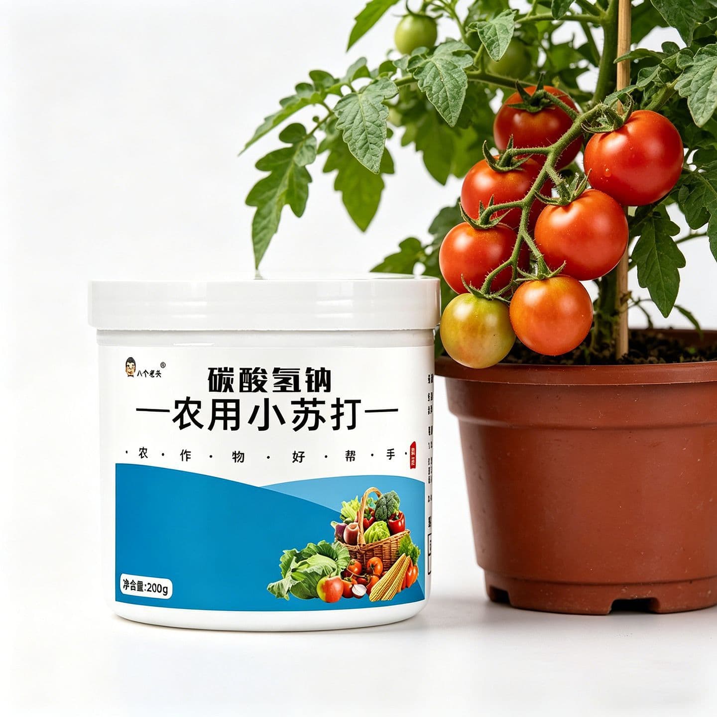 Agricultural Baking Soda Sodium Bicarbonate for Pest Control, Sterilization, Yield Increase, Soil Improvement, and Residue Removal in Vegetable Gardening