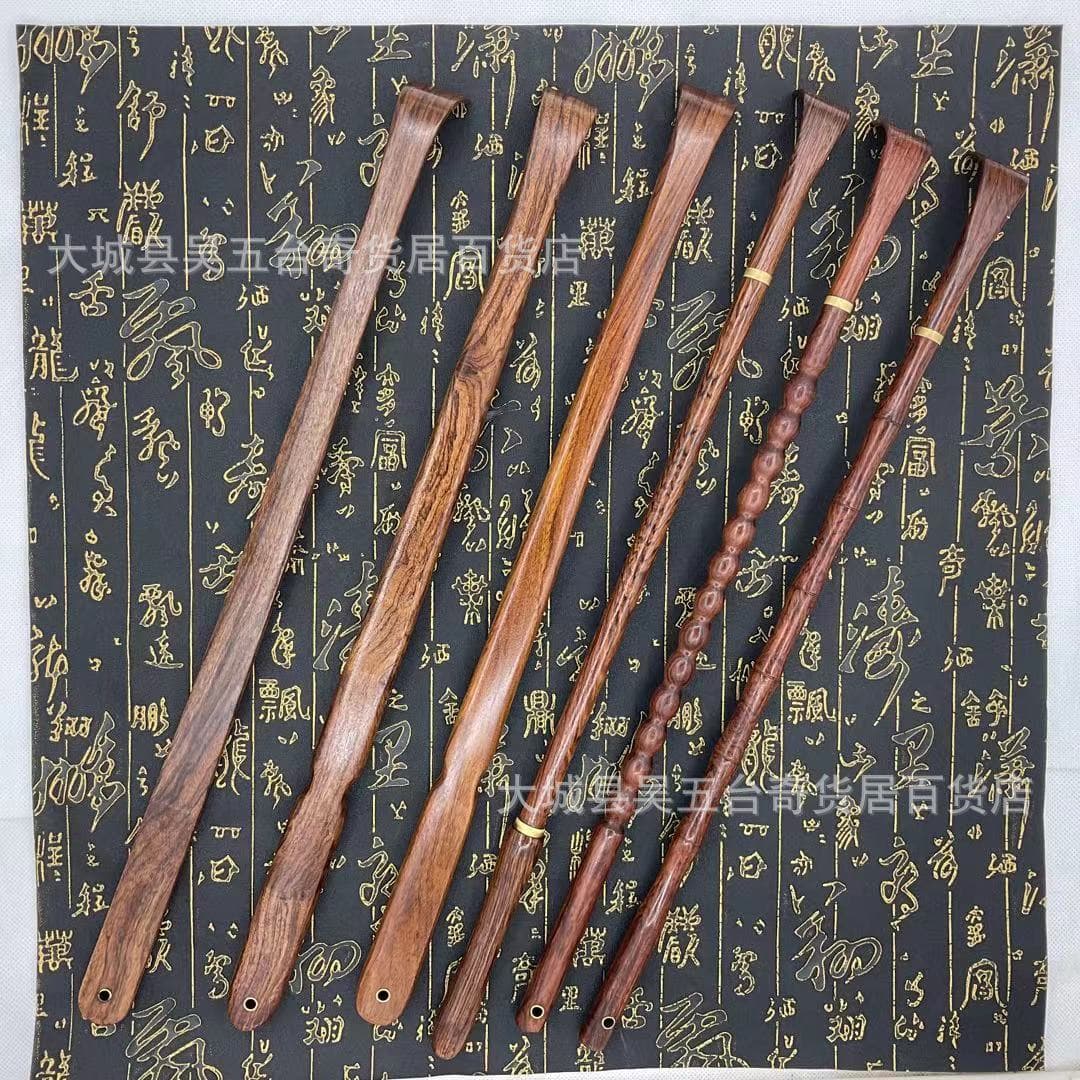 Rosewood back scratcher, self-help back scratcher/massager, household solid wood back scratcher for seniors.