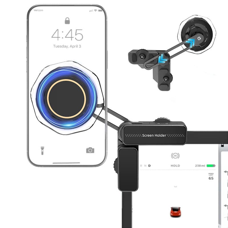 New Energy Vehicle Magnetic Phone Holder for Navigation Screen, Convenient and Quick, Stable on Center Console Screen
