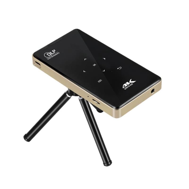 P09 Projector 1080P HD DLP Mini Smart Android Micro Projector Portable Home Use 1GB+8GB