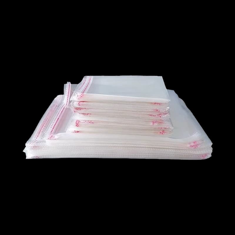 OPP self-adhesive bags, factory wholesale, transparent OPP bags, thickened non-adhesive, thickened flat mouth packaging plastic bags
