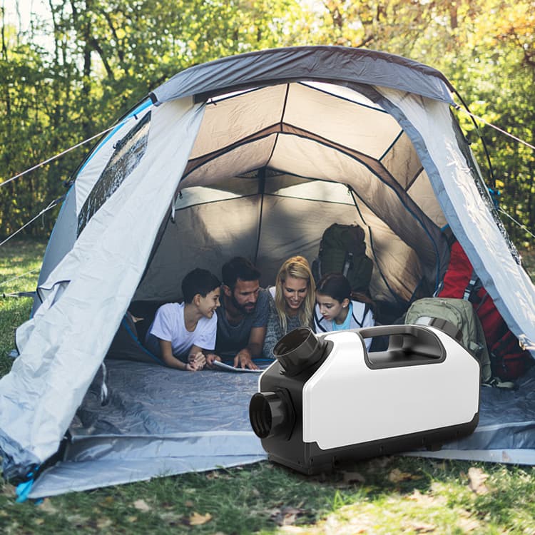 Pumande Outdoor Air Conditioner Portable 900W Fast Cooling and Heating Unit for Car and Home Use