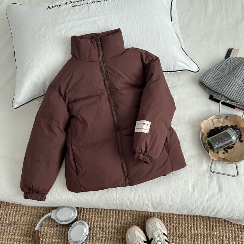 Children's 2025 New Korean-style Down Jacket Winter Boys and Girls Stand Collar Warm Thickened Duck Down Puffer Coat