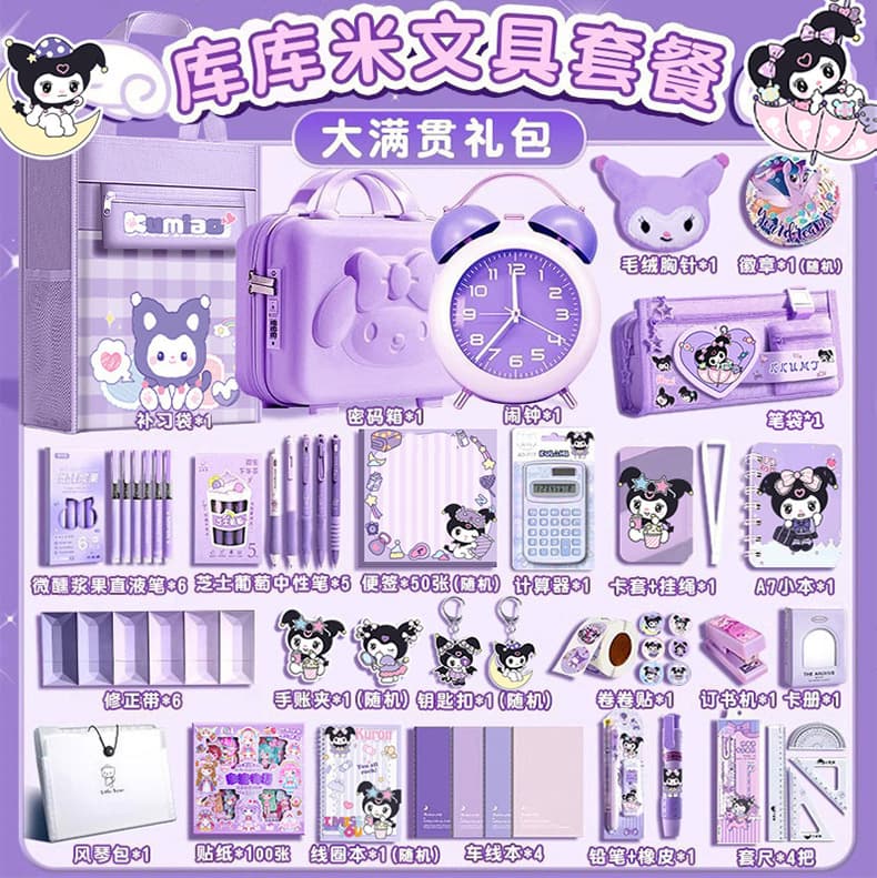 Cinnamoroll Stationery Set Gift Box for Girls Back-to-School Supplies Journaling Scrapbook Kit Children's Christmas Gift