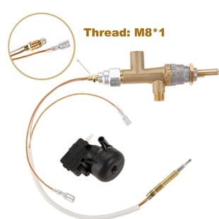 CE, CSA Certified Outdoor Umbrella Heater Flame Failure Protection Device Anti-Tilt Switch Thermocouple Probe Assembly