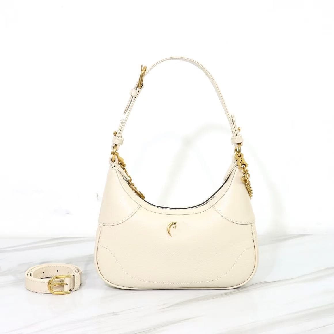 Cross-border Exclusive Chain Shoulder Bag for Women, Classic Crescent Bag, New Trendy Underarm Bag, Cross-border Fashion Brand