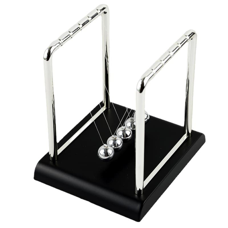 Newton's pendulum, a classic square pendulum with a black background, is a popular student gift and a stress-relieving toy for physics and science.