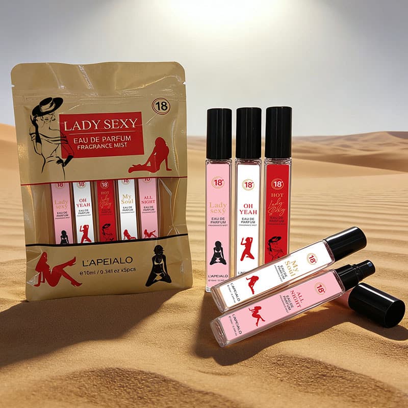 Foreign trade hot model L'APEIALO pheromone spray perfume 5-piece set 10ml portable