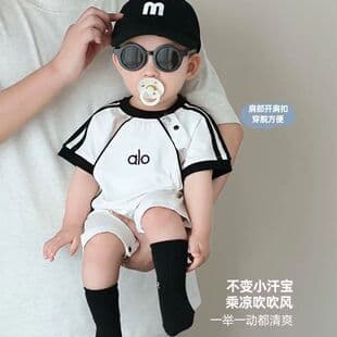 New Summer Baby Romper for Boys and Girls, Cute Short-Sleeve Onesie, Infant Bodysuit, Outwear