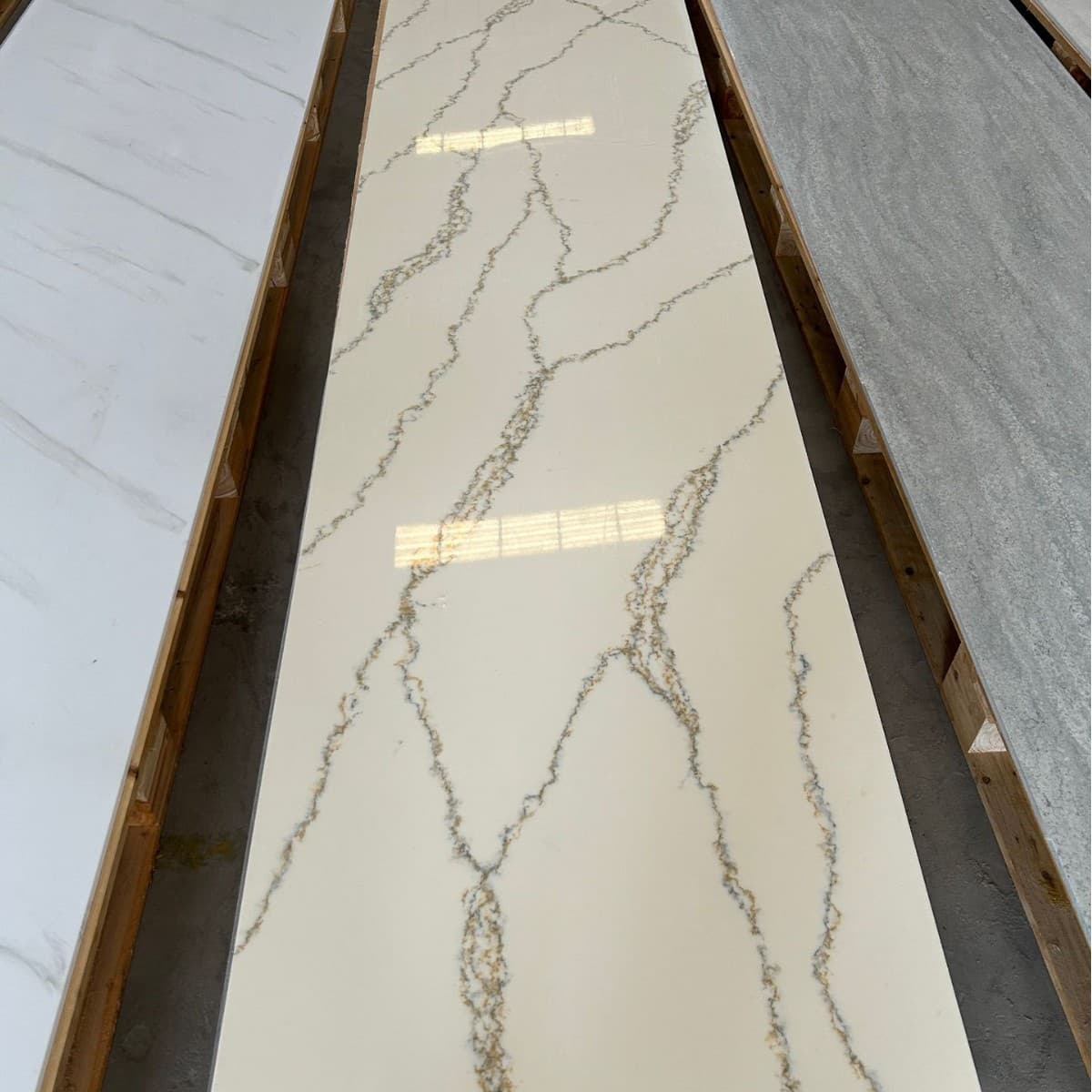 Artificial stone imitation marble white acrylic plate artificial stone countertop kitchen countertop stone