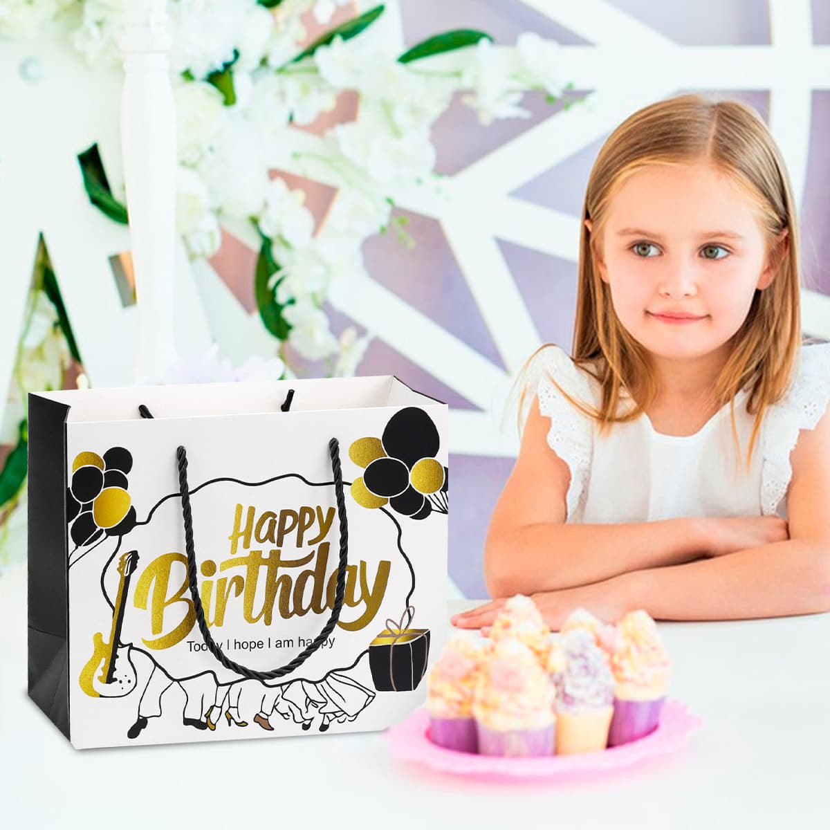 New Birthday Gift Bag Premium Handheld Bag In Stock Happy Birthday Packaging Bag Clothing Store Handheld Gift Bag