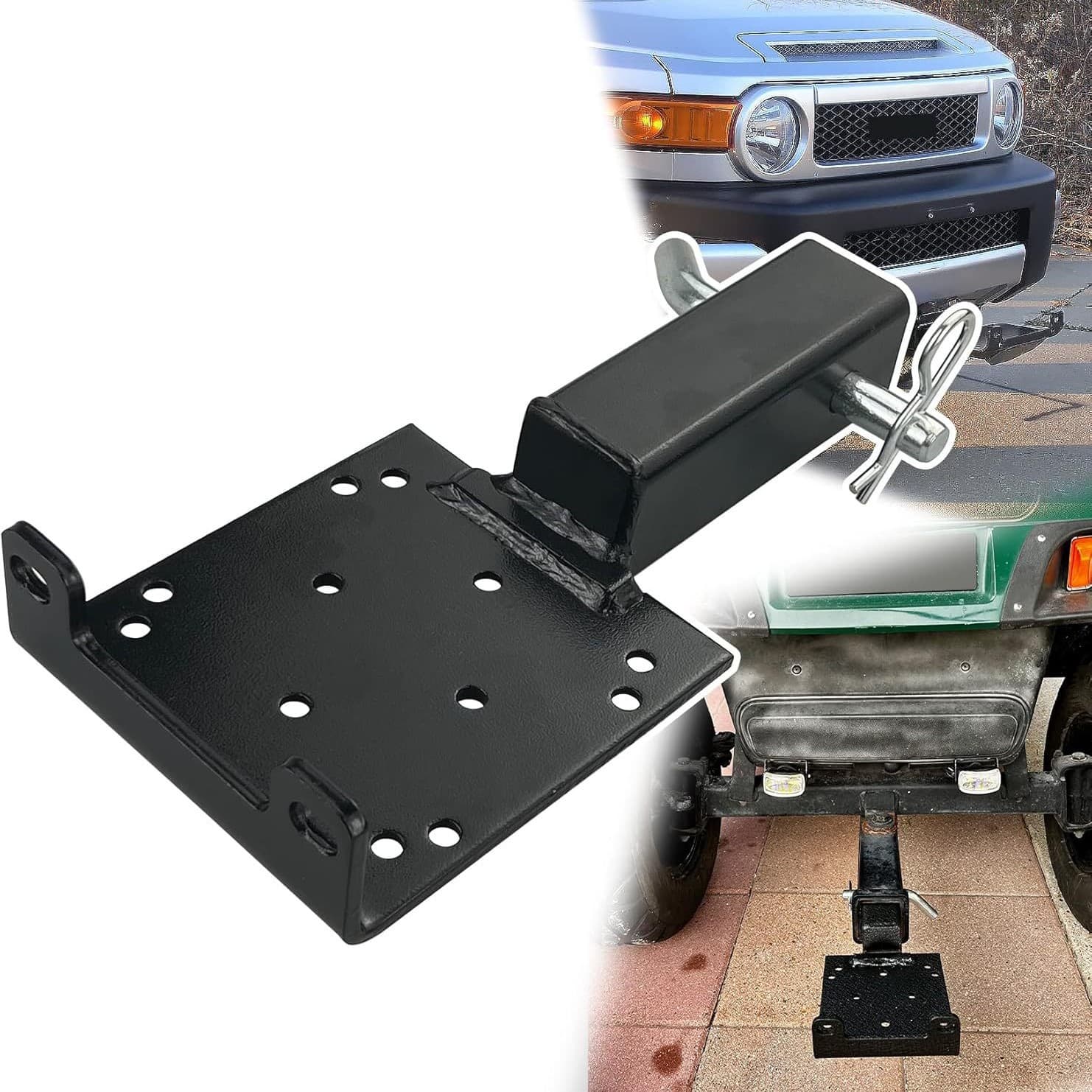 Amazon Cross-Border Winch Bracket Car Trailer Accessories ATV UTV Winch Rack Fixing Plate Wholesale