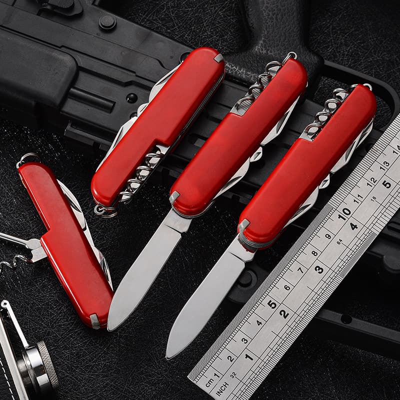 Ready Stock Multi-function Folding Knife Outdoor Multi-purpose Small Knife Creative Souvenir Item Small Folding Knife