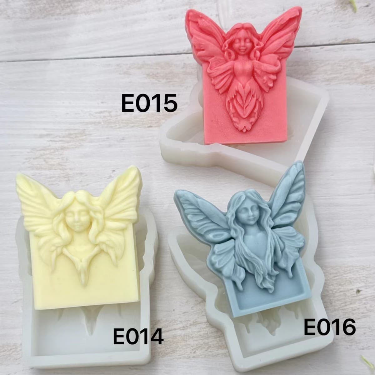 Butterfly Angel Aromatherapy Candle Silicone Mold DIY Angel Fairy Handmade Soap Scented Stone Decoration Mold