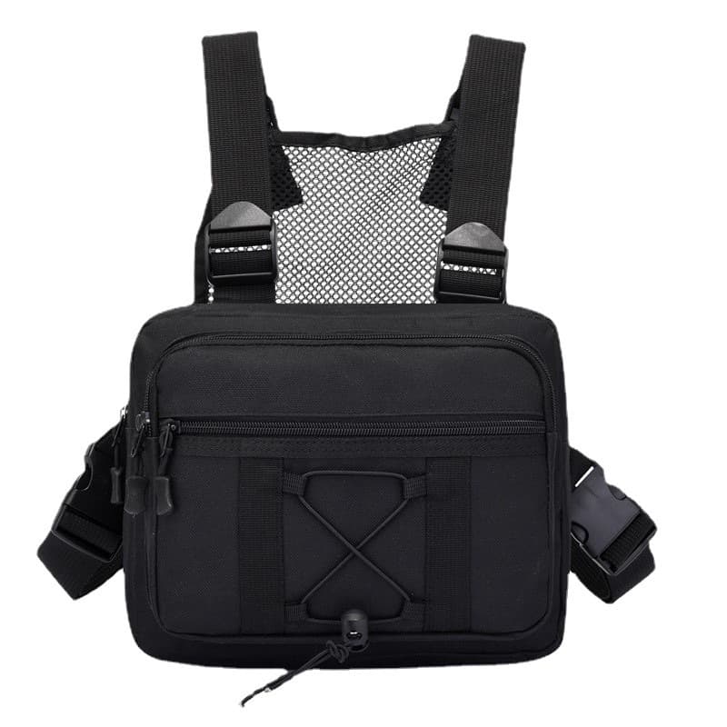 Tactical vest bag, outdoor tactical chest bag, camouflage military fan bag, sports chest bag, training close-fitting tactical backpack