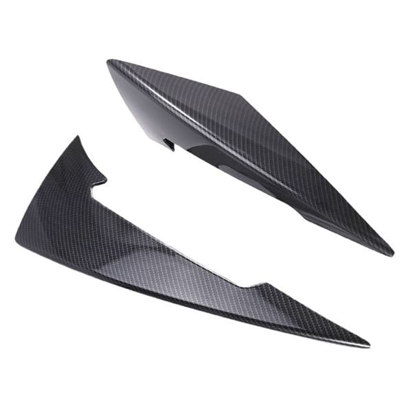 1 Pair Carbon Fiber Pattern Modified Body Wide Side Spoiler for 23-24 Yamaha XMAX300