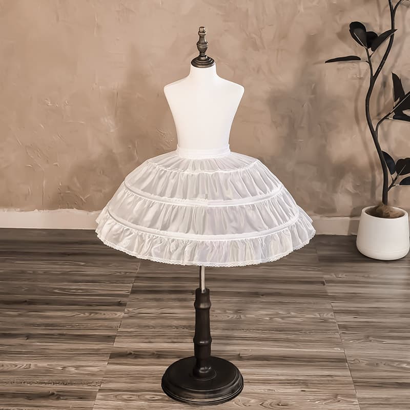 45cm Petticoat Children's Lolita Violent Boned Short Flying Lantern Girl Ballet COS Performance Cross-border