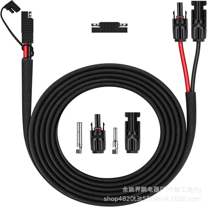 Wholesale SAE Solar Panel Connector MC4 Cable, RV Panel DC Power 10AWG VDE Certified