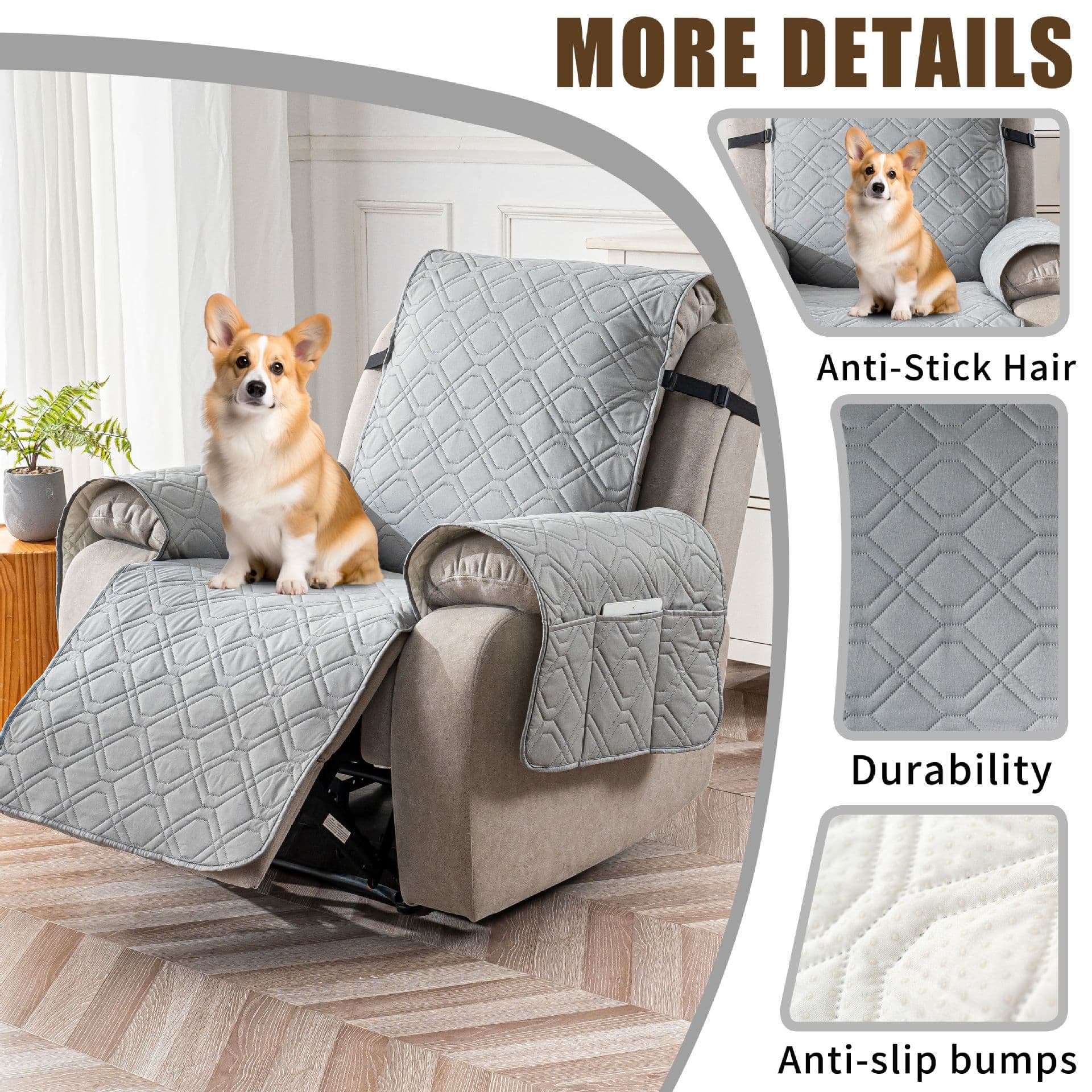 Herringbone Pattern Sofa Cushion Cover Anti-Slip Durable Integrated Seat Pad New Style High-End Waterproof Wholesale