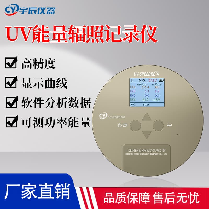 Four-Channel UV Energy Radiometer UV-SPEEDRE 4 Multi-Channel UV Joule Meter Replacement for US EIT