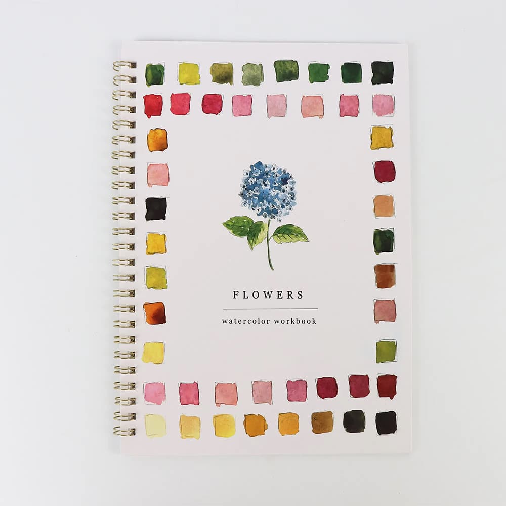 New Cross-Border Watercolor Workbook - Watercolor Spiral Notebook with Watercolor Box