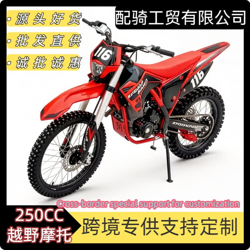 New Cross-border Export 250CC/300CC Off-Road Motorcycle Two-Wheel Adult Mountain Motorcycle Large Displacement