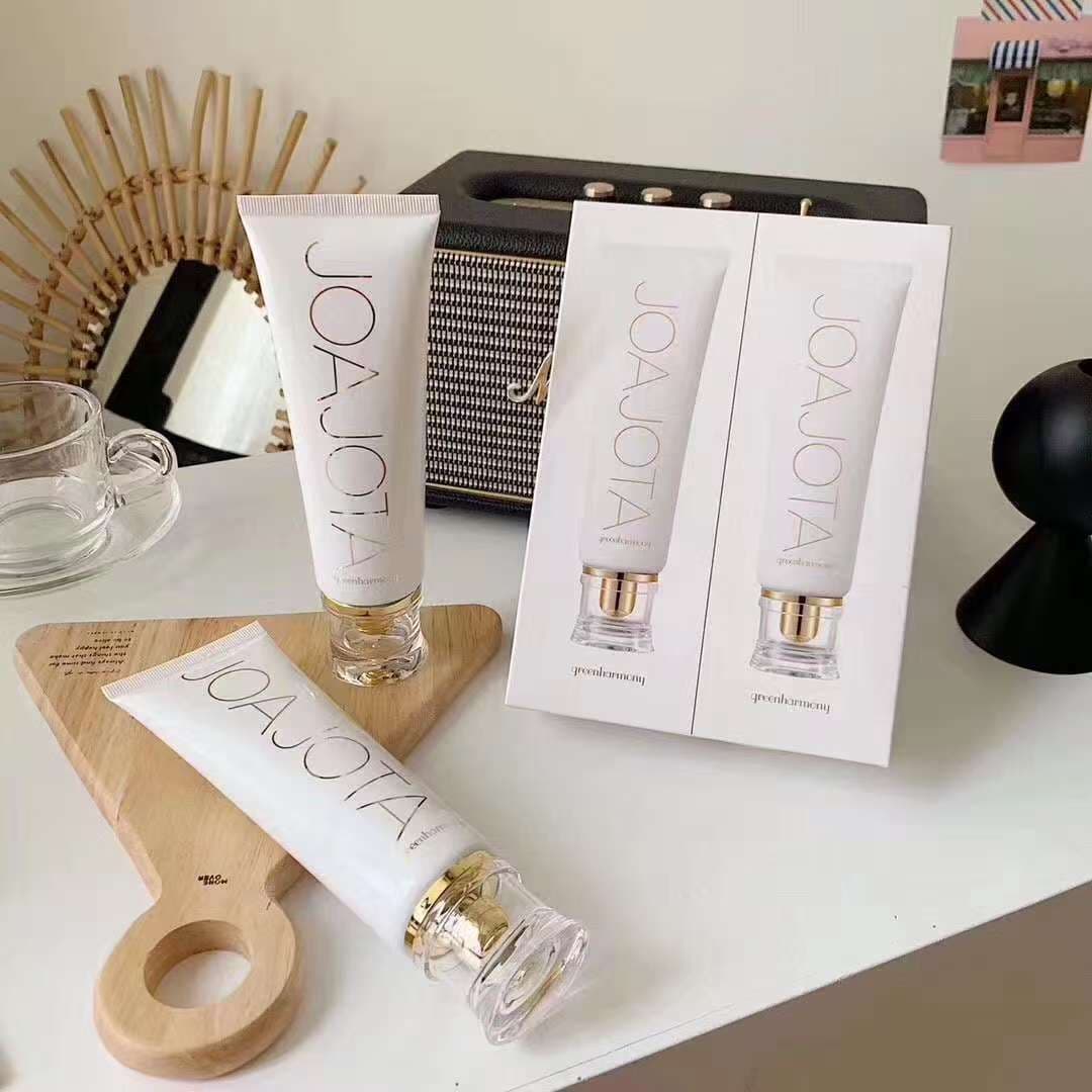 Korean Small White Tube Oxygen Facial Cleanser for Men and Women, Two Tubes