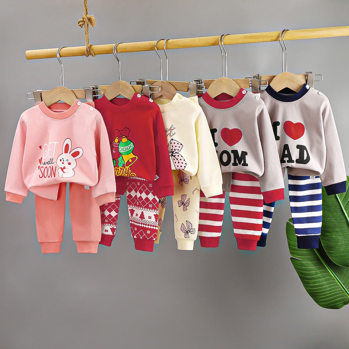New Children's Underwear Set, Baby Thermal Long Johns for Boys and Girls, Class A Pure Cotton Autumn Kids Clothing