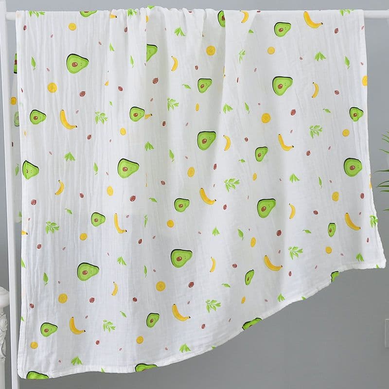 Single-layer Gauze Newborn Delivery Room Wrap Baby Bath Towel Swaddle Blanket Summer Ultra-thin Coverlet Sheet Bedding Supply Chain