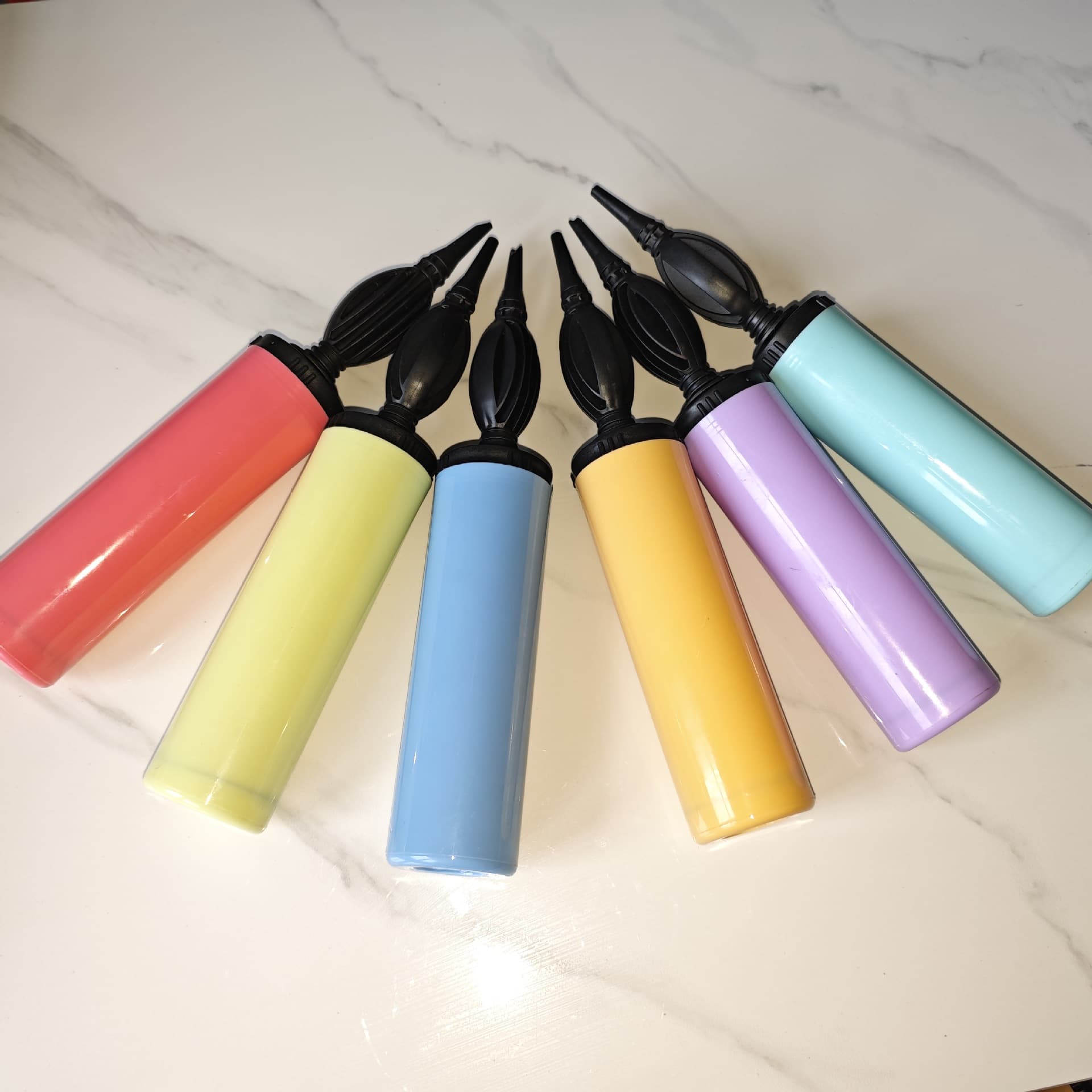 Balloon Hand Pump Macaron Color Balloon Inflation Tool Portable Manual Air Pump Wholesale
