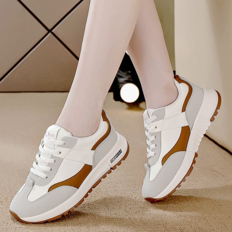 Wedge heel comfortable casual women's shoes, trendy and versatile flats, sports casual shoes, Agam shoes, anti-slip women's shoes