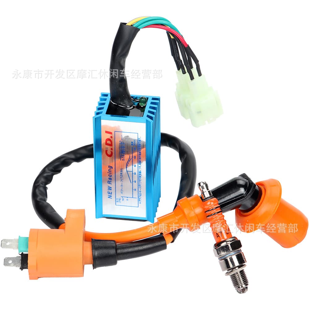 ATV Sand Vehicle GY6 50/125/150cc Modified AC/6pin Ignition Coil A7TC Spark Plug CDI