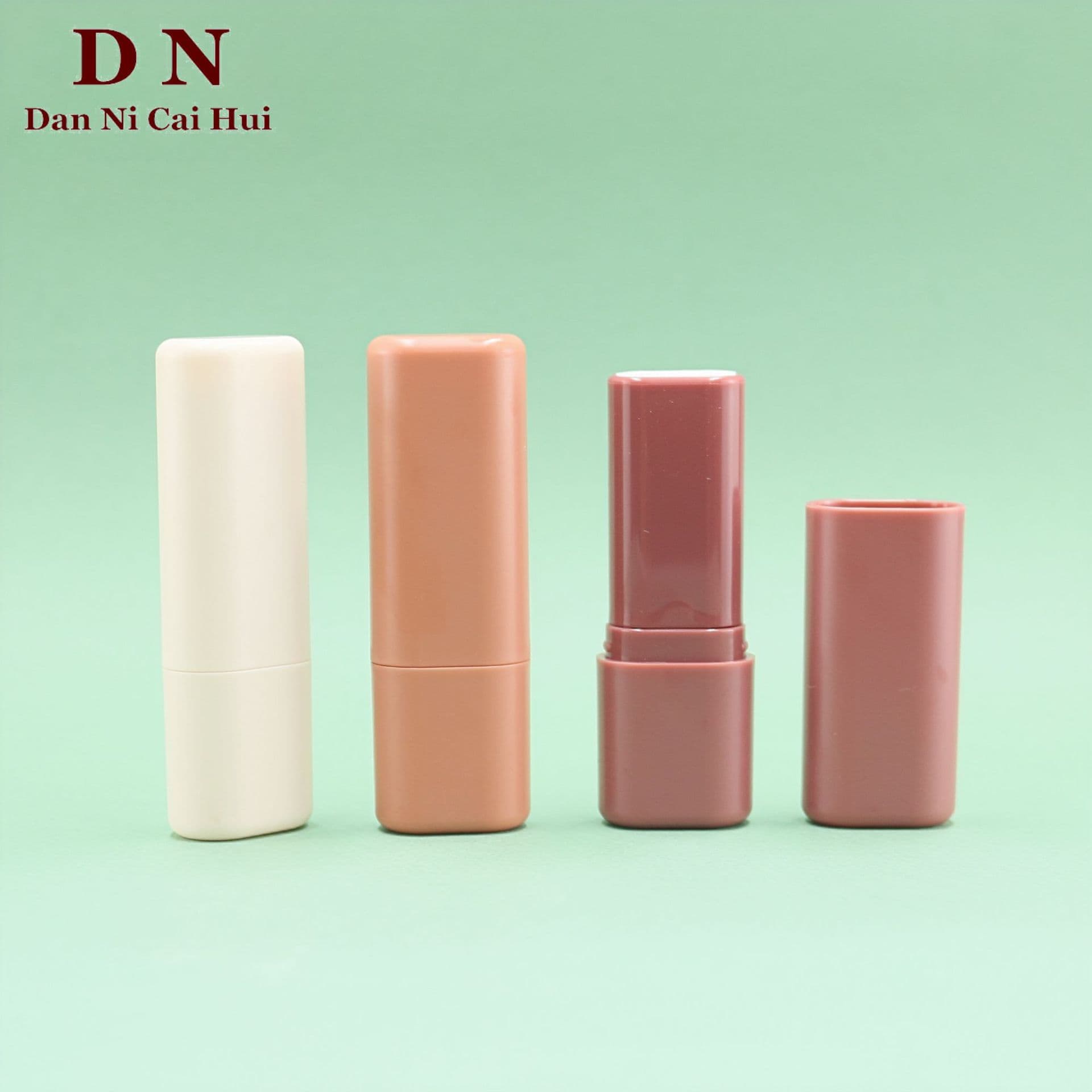 New Frosted Long Oval 4.5G Lip Balm Tube Blush Tube Comfrey Ointment Highlighter Cosmetic Packaging Material Factory Direct Wholesale