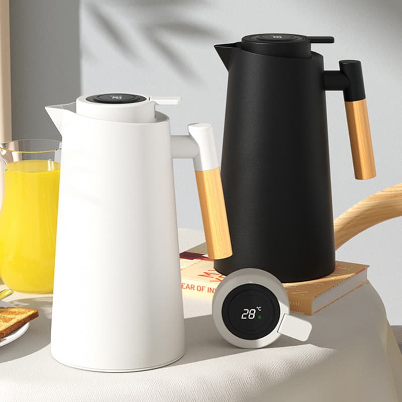 Cross-border Coffee Pot with Glass Liner, Hot Water Pot, Warm Water Bottle, Large Capacity Boiling Water Bottle, Nordic Household Insulated Pot Customized